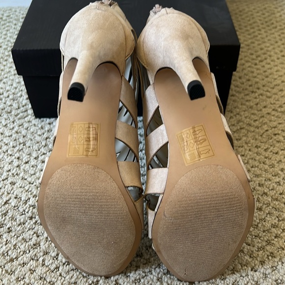 Open Toe Caged Heels - Picture 4 of 7